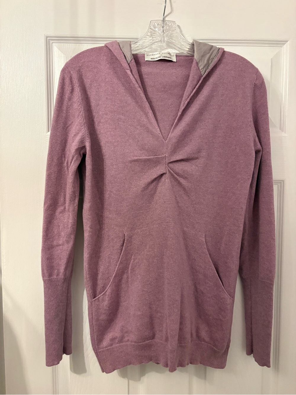 Y2K Brunello Cucinelli for Bergdorf Goodman Cashmere Hooded Sweater